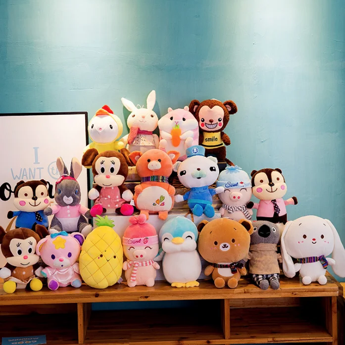 Plush Toy Manufacturer Crane Machine 7" Plush Toys Claw Machine Doll