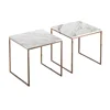 hotsell low gold and marble side table uk