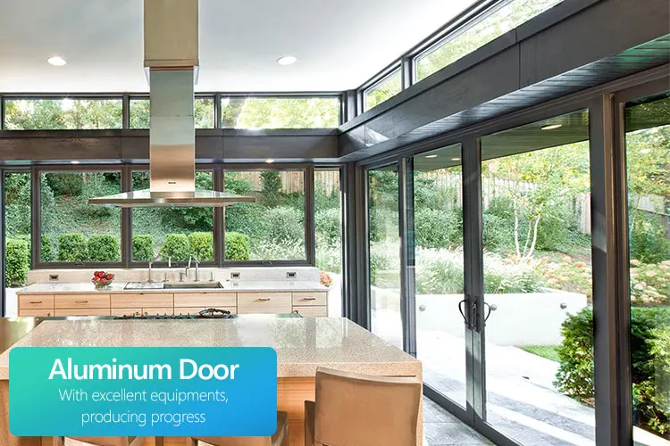 aluminum doors sliding interior glass kitchen sliding door with fixed panel