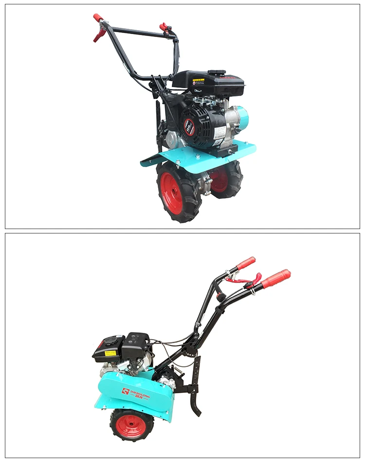 2.2kw Friction Brake Walking Behind Gear And Chain Transmission 2018 New Type Garden 52cc Cultivator Tiller