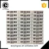 High quality clear QR code die cut bottle barcode label stickers printing machine in roll
