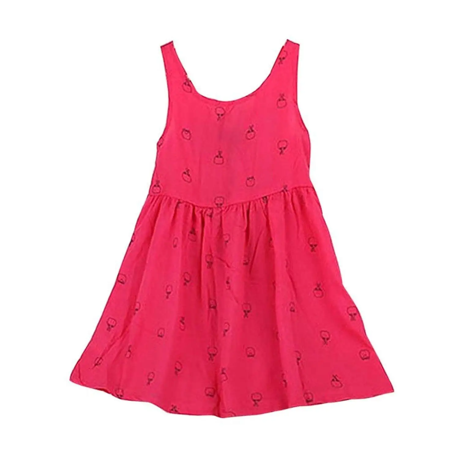 LUQUAN Girls Kid Princess Flowers Print Floral Bow Tutu Top Dress Green,L