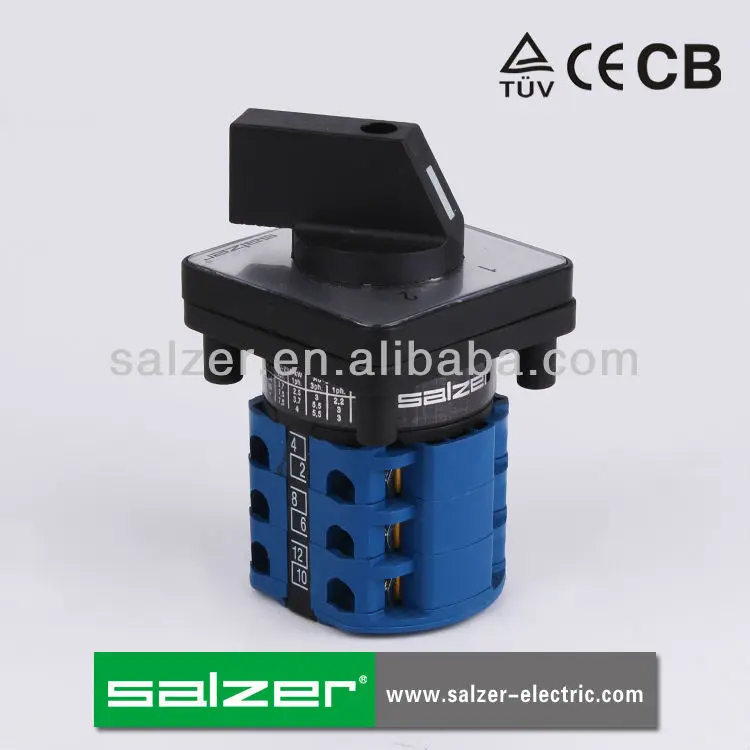 Salzer Sa16 16amp Multistep Cam Switches 12 3pole Change Over Switch