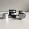 5g 15g 30g 50g luxury cosmetic containers empty aluminum jar for face cream