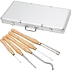 Lathe Turning Chisel Tool Set + Fitted Aluminum Case
