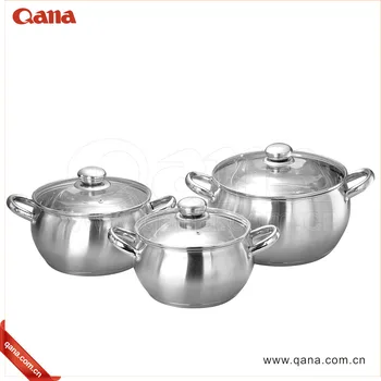 Silver Shaped Pot 10 Pcs /cookware Set Stainless Steel /cooking Pot ...