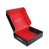 SINO-US ZERO TARIFF Custom Retail Logo Printed matte black corrugated shipping boxes