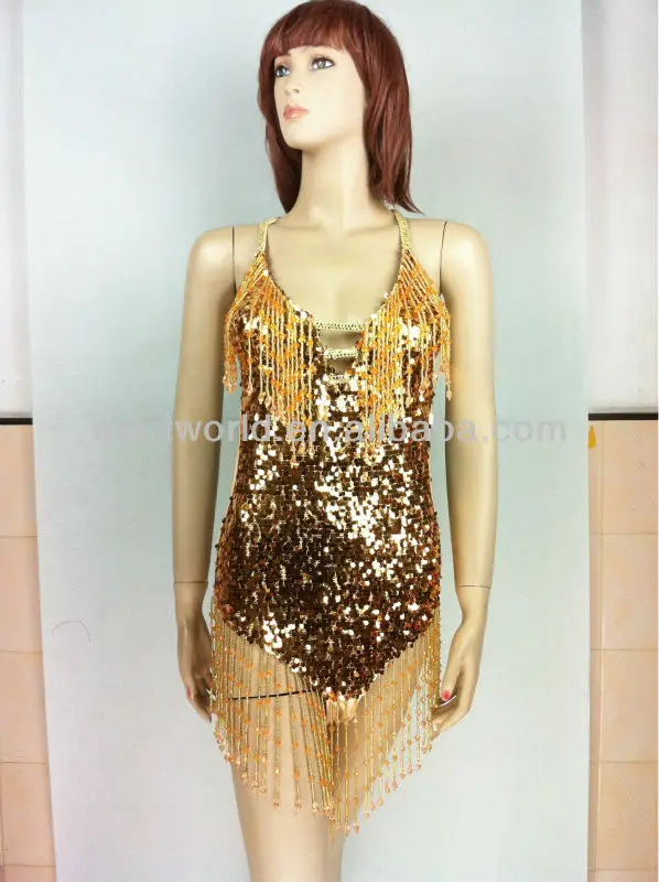 gold sequin leotard