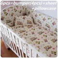 Promotion 6 7PCS Bear Hot Crib Set Bedding Sets Baby Cribs Cot Bedding for Girls 120