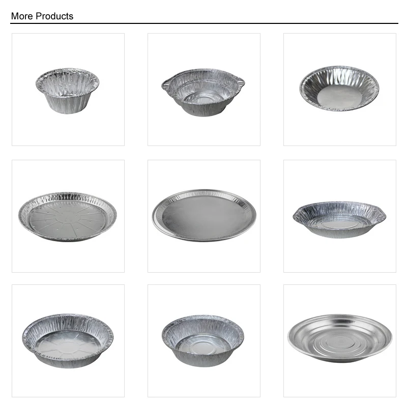 Round Disposable Induction Cooker Aluminum Foil Bowl Buy Silver Round