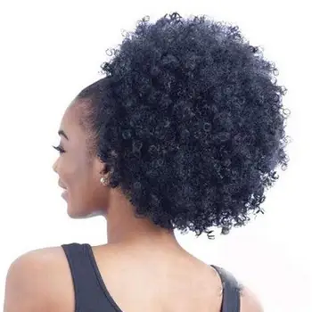 Brazilian Human Hair Drawstring Ponytail Hairpieces Afro Kinky Curly Brazilian Ponytail Extensions Buy Ponytail Hairpieces Kinky Curly