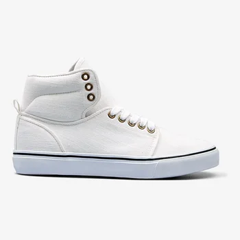 plain white canvas sneakers