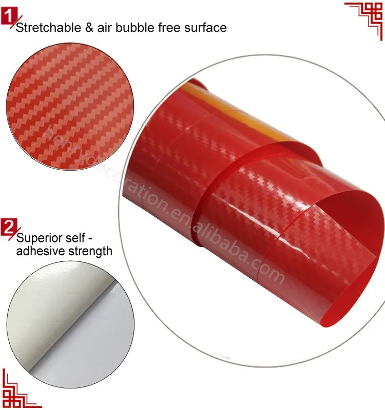 Waterproof Self Adhesive 3d Carbon Fiber Foil For Car Wrap Buy