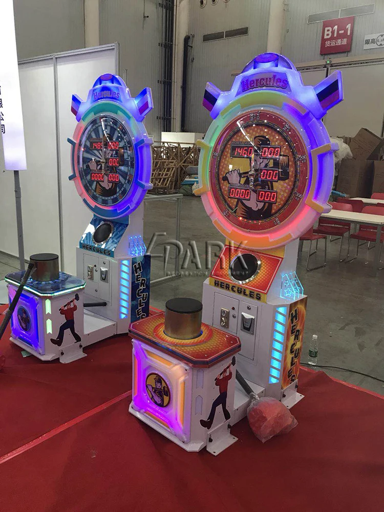 China Amusement Park Equipment Supplier Arcade Strength Test Range Coin