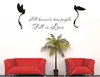 Phoenix fell in love motto wall decals for kids children room bedroom wall stickers home decorative waterproof removable mural