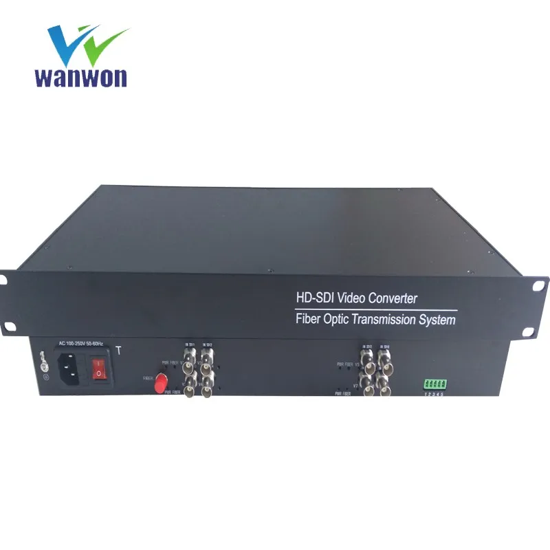 8chs 3gsdi 1310nm1550nm And Cwdm Fiber Optic Video Transmitter