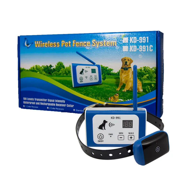 Dog Electric Fence Wireless Electric Pet Fence 300m Controlled Range