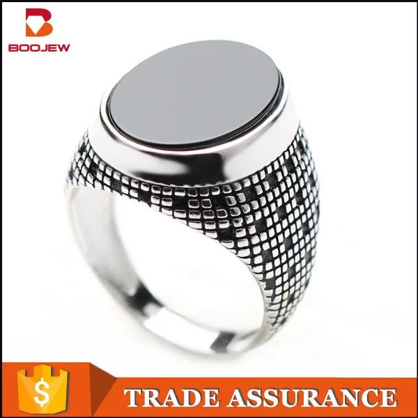 Direct Supplier Dubai Style 925 Jewelry Silver Men's Ring With Square Agate Stylish Buy Men