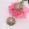 Weight 4g Wedding Bridal Invitation Card Custom Metal Upholstery Buttons, Flat Buttons