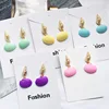 Artilady Fashion Colorful Shell Earring for Women Statement Geometric Earrings 2019 Gold Color Fashion Jewelry