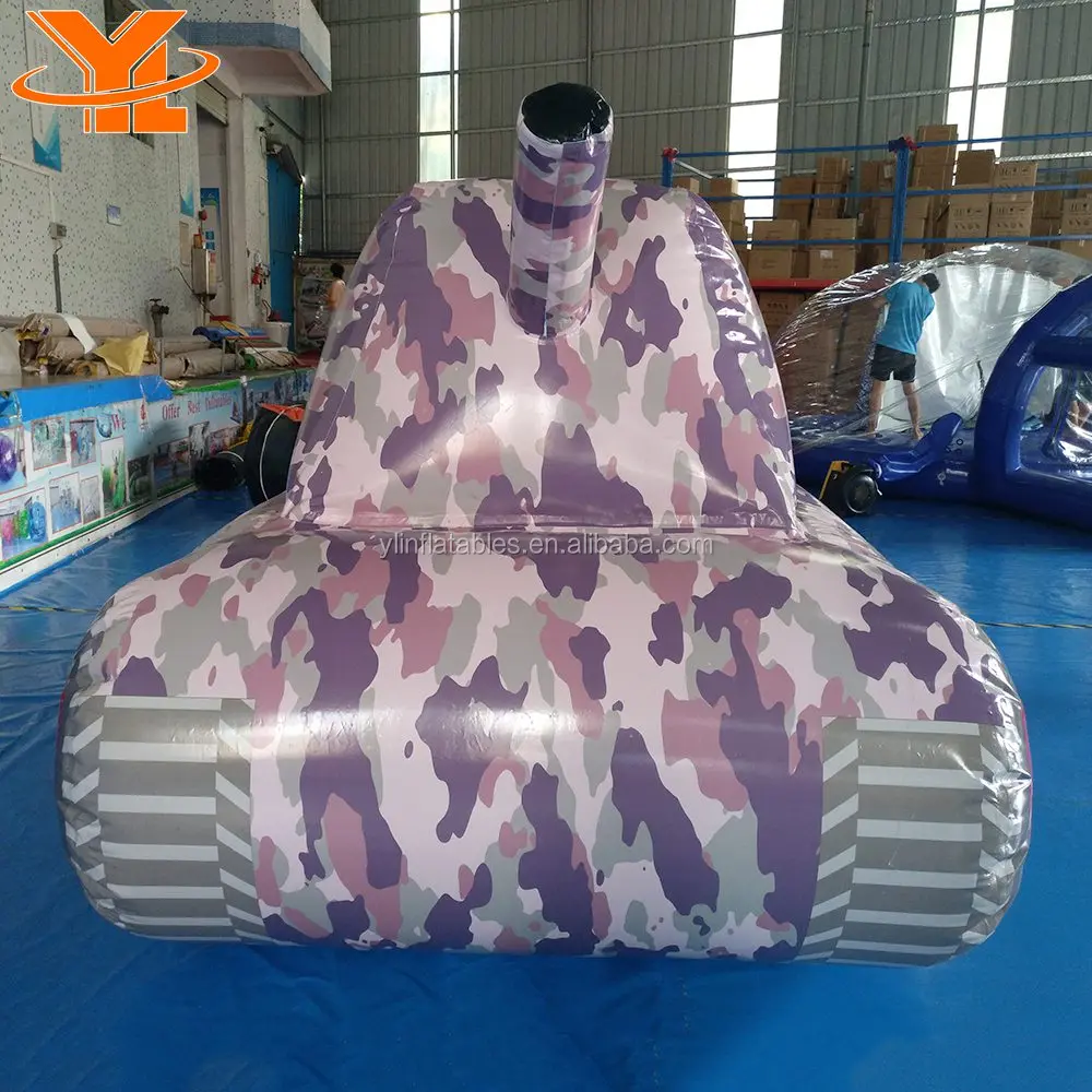 Inflatable Tank Modeling Paintball Bunkers For Party Rental,Outdoor