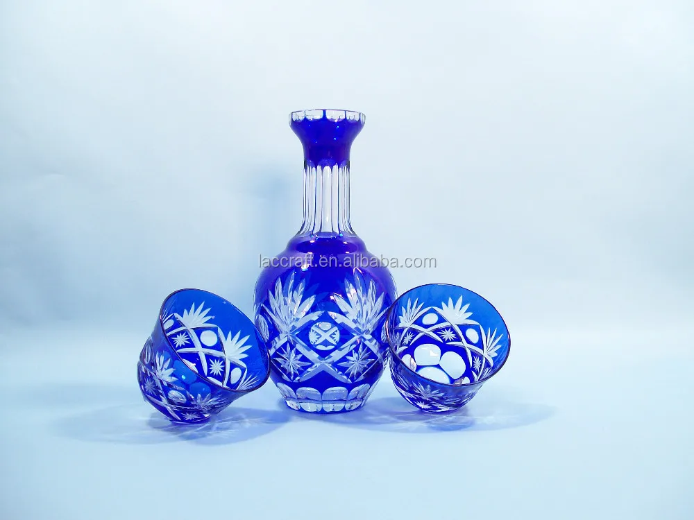 Customized Acid Etched Frosted Glass Sake Bottle And Cup Set Buy