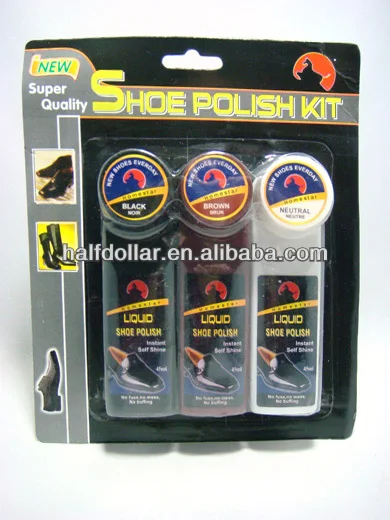 shoe polish set