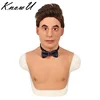 Party Masquerade Top Quality Male To Female Props Human Halloween Face Silicone Realistic Full Head Masquerade
