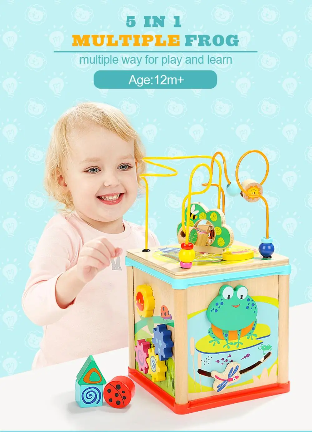 Babytop Centre D Activites De Jardin 5 En 1 En Bois Lumineux Cube Labyrinthe Pour Bebe Buy Jouets D Apprentissage Pour Enfants Cube D Activite Pour Bebe Jouet Labyrinthe En Bois Product On Alibaba Com