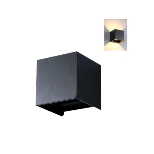 
IP54 COB Die-cast aluminium body PC diffuser led wall light 