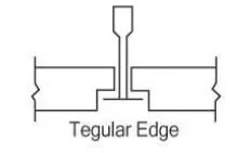 tegular edge