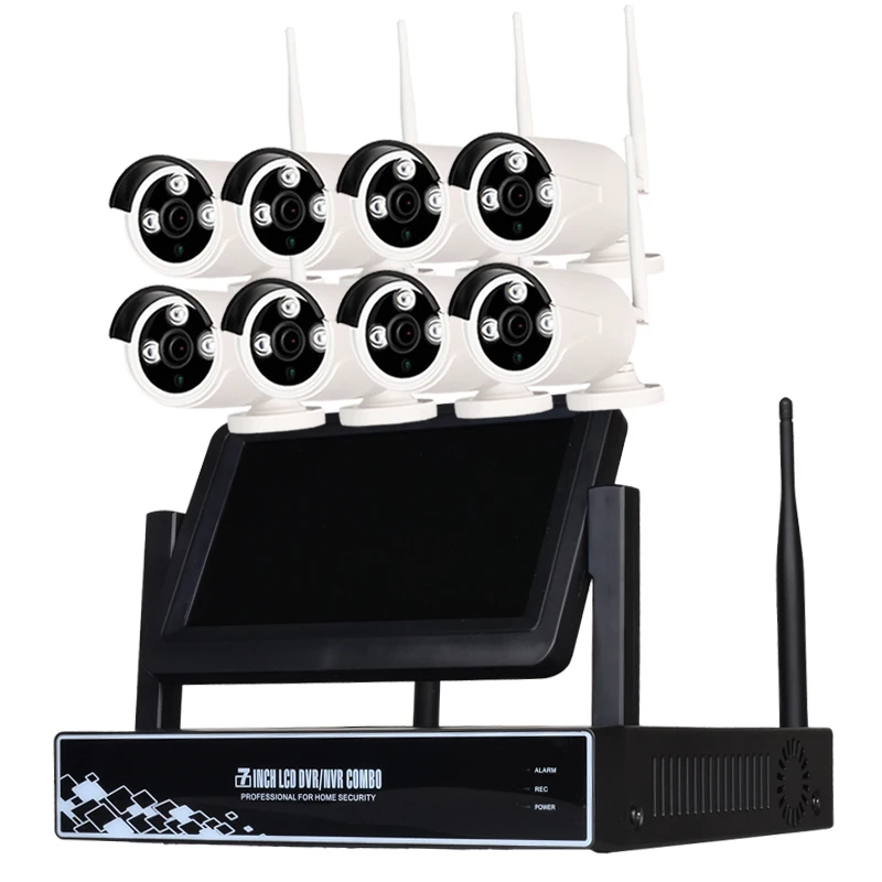 Allinone 8 Ch True Hd Outdoor Home Security Wireless Video