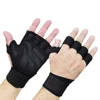 Black Comfortable Weight Lifting Workout Gym Gloves