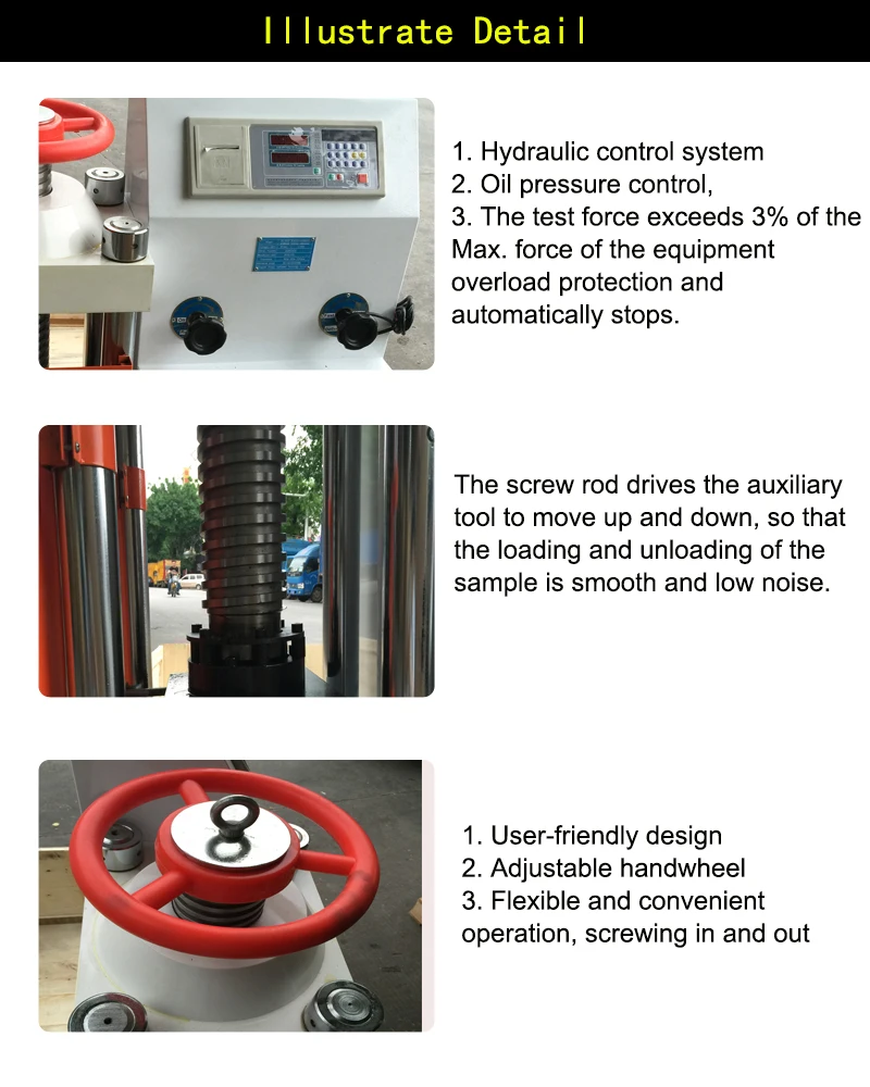 Laboratory Hydraulic Concrete Breaking Test Machine Cubes| Alibaba.com
