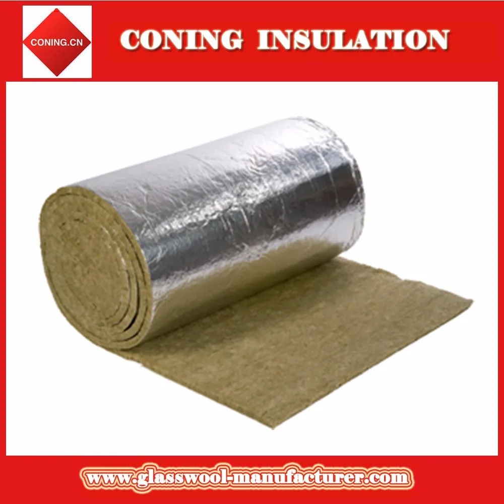 60kg/m3 Rock Wool Insulating Basalt Fiber Blanket For Heating Furnaces