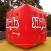 Popular fly in sky advertising hot square hot air inflatable helium balloon for outdoor promotion