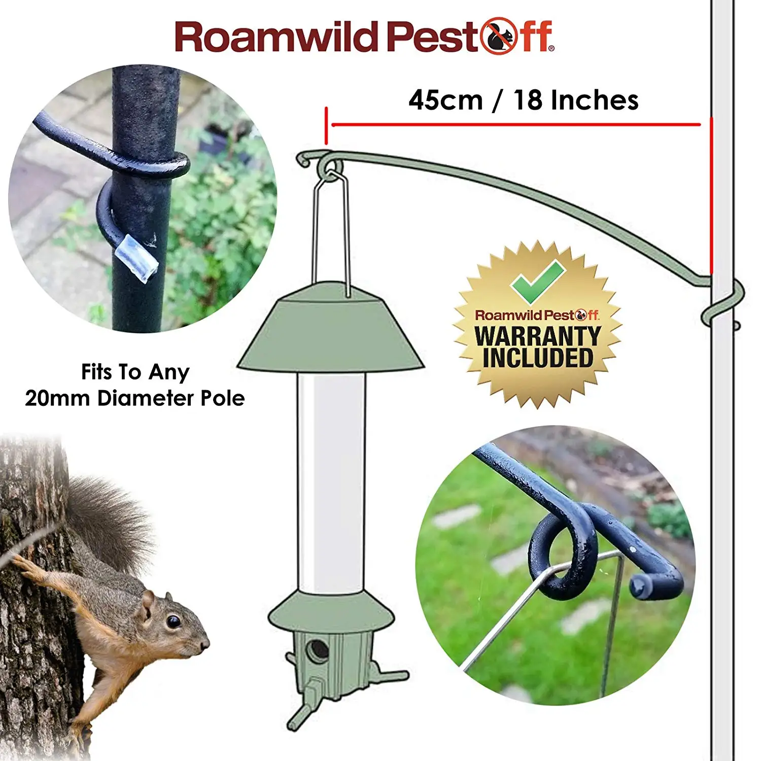 tree hook for bird feeder