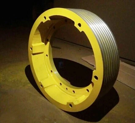 Elevator traction sheave,traction sheave for elevator ,size :400*8*116 ,inner diameter 280