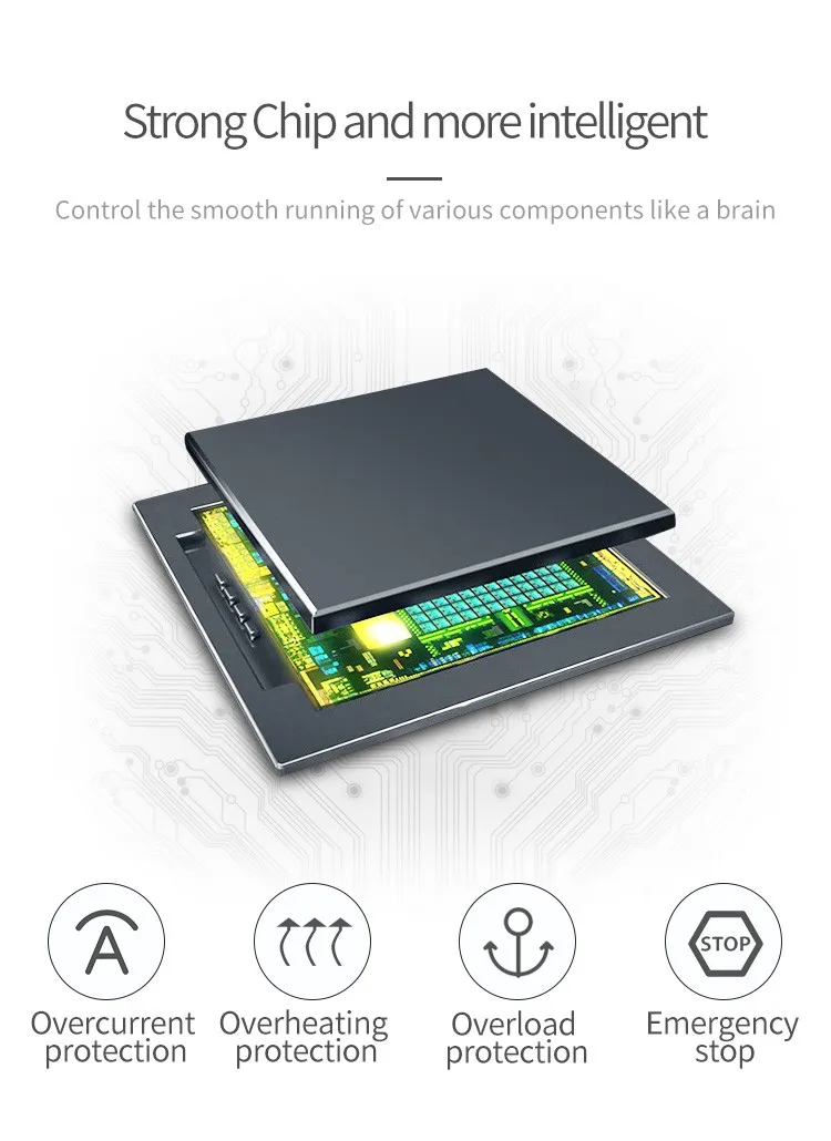 Highcapacity Full Aluminum Balcony Electric Smart Remote Control