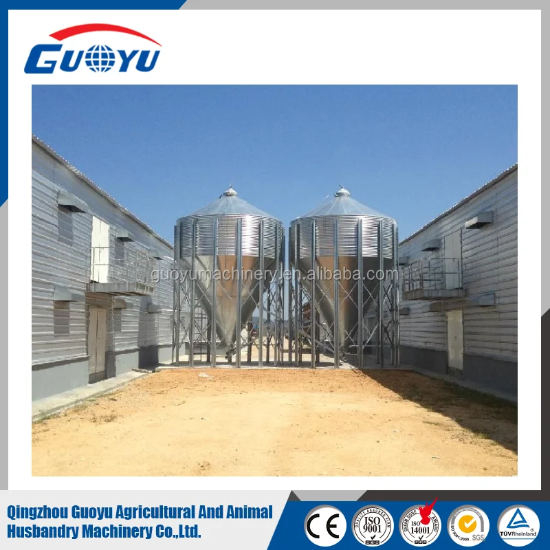 Silo For Paddy Storage Chicken Feeder Automatic Grain Storage Silo