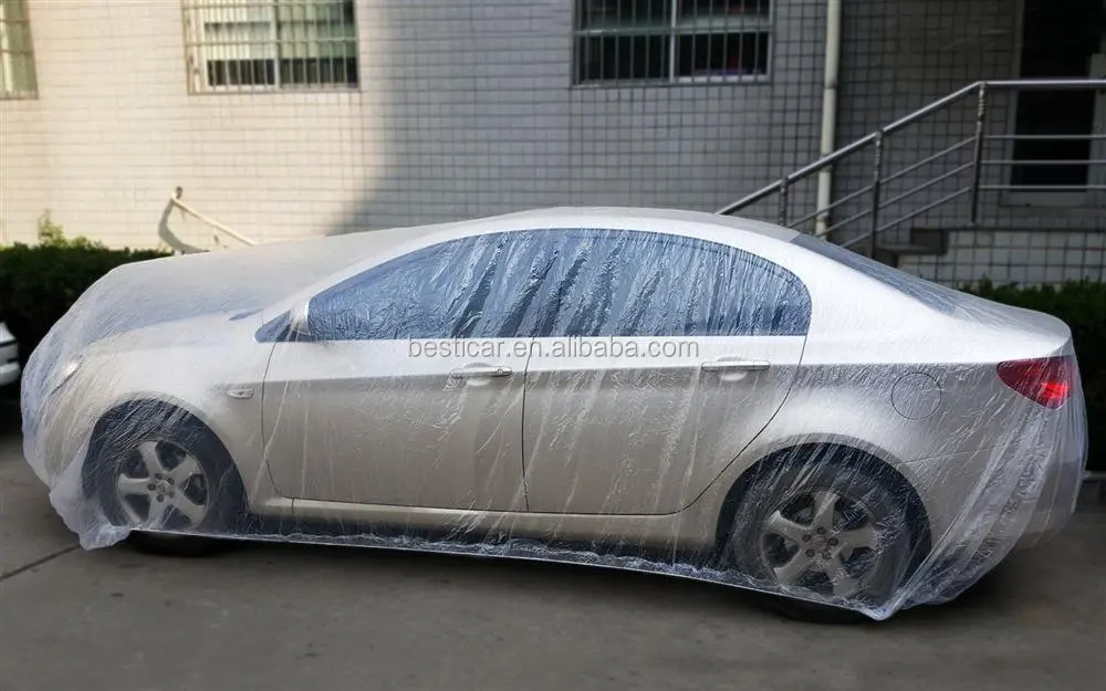 Transparent Clear Plastic Car Covers For S/m/l Size Of Cars Buy Car