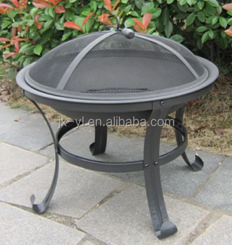 Outdoor Steel Fire Pit With Grill And Lid Buy Steel Fire Pit 5 Bowl Deep 22 Sheet Metal Bowl Product On Alibaba Com