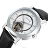 Automatic Mechanical Genuine Leather Quartz Watches Men