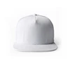 Cheap Design Your Own Logo 5 Panel Custom White Blank Snapback Caps Wholesale