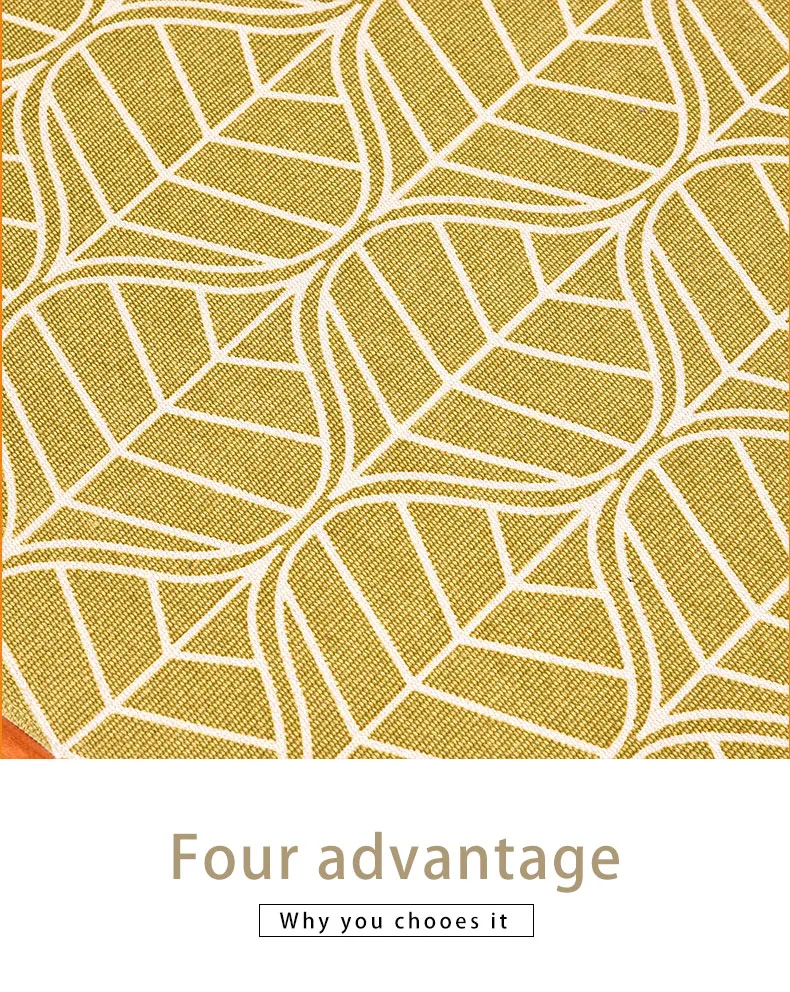 Chinese Supply Modern Carpet With Leaf Pattern Living Room Home Hotel