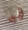 1.5V alkaline button cell LR44 in blister card pack for watch battery LR44