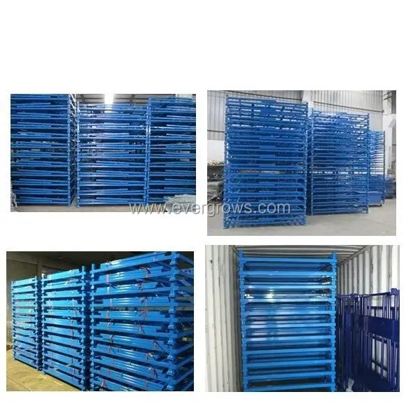 Foldable Tyre Rack , Warehouse Tire Rack , Storage Pallet Racking For Tyre