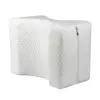 Hot elevating leg rest under knee pillow memory foam for sleepers free sample