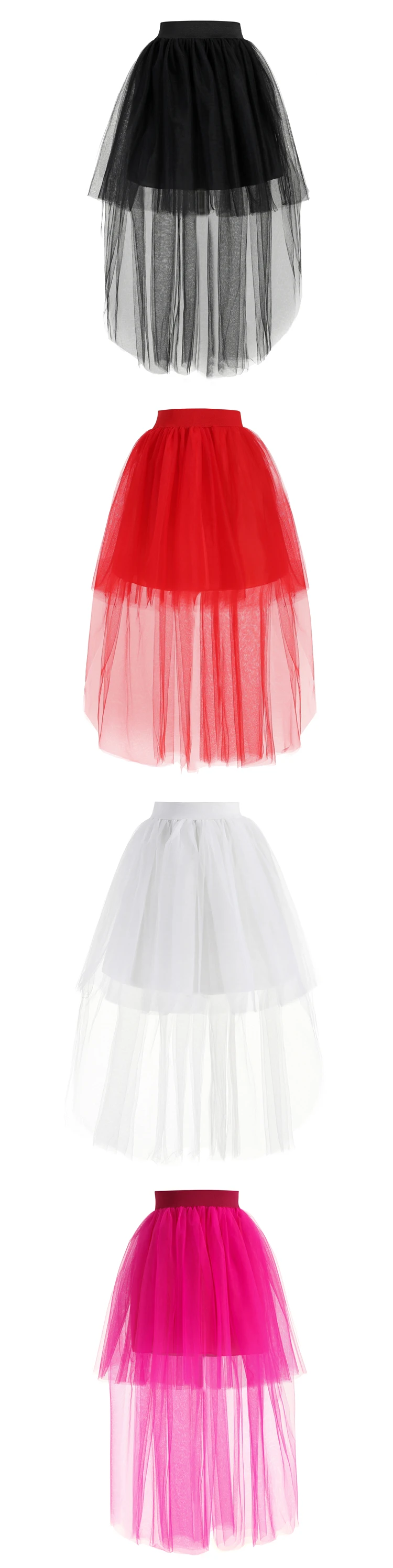 Hoge Kwaliteit Groothandel Volwassen Vrouwen Meisjes Rok Tulle Ballet Lange Zwarte Tutu Rokken