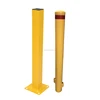 In-ground Stainless Steel Metal Traffic Manual Fixed Static Parking Security Safety driveway Post For Vehicle Access Control